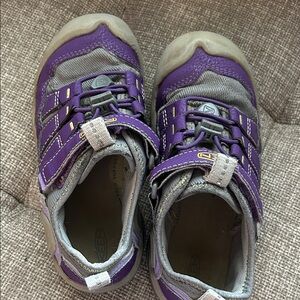 Keen Kids Purple and Gray Sneakers